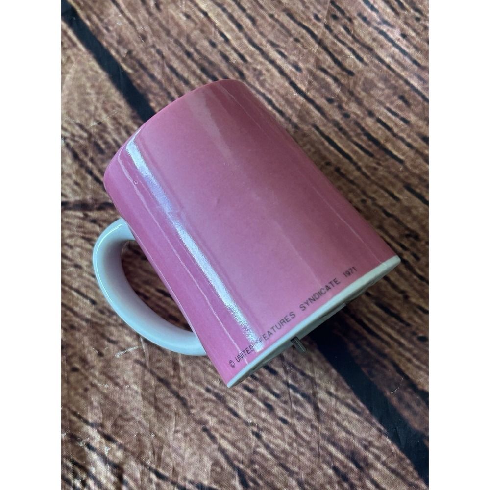 Vintage 1971 Peanuts Lucy Musical Mug ( No Music Box Bottom) Coffee Mug - Picture 3 of 6